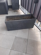 2 Pflanzkübel anthrazit 96/32/42