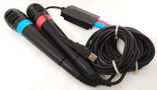Singstar USB Mikros mit Adapter für Playstation 2 oder 3 | PS2 / PS3 | Getestet
