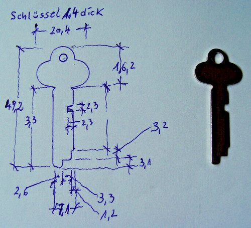 Schlüsselrohling