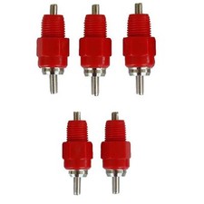 5X Wassernippeltränke Hühnerfutterhaus Geflügelzubehör Henne Schraubstil