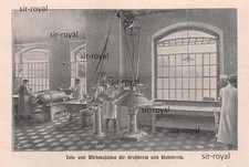 Teil- und Wirkmaschine für Brote in einer Groß-Bäckerei - 1915 ~15x10cm