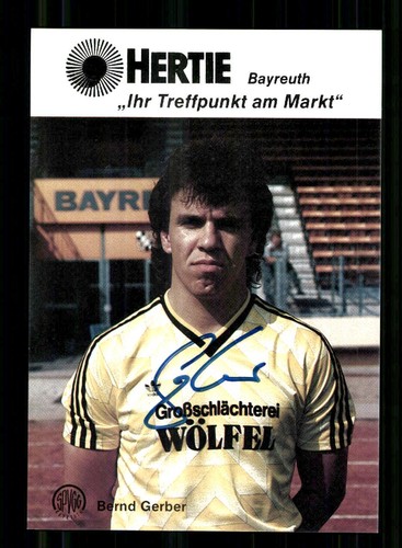 Bernd gerber autogrammkarte - gerber,