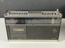 Philips RR 527  Cassette Radio Recorder  -Teildefekt- #ST455