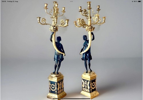 Antike empire stil kandelaber - antike,