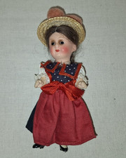 antike Porzellankopfpuppe 13cm