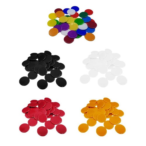 100 pokerchips einfarbig - 100,