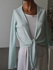 Mintgrüne Strickjacke /