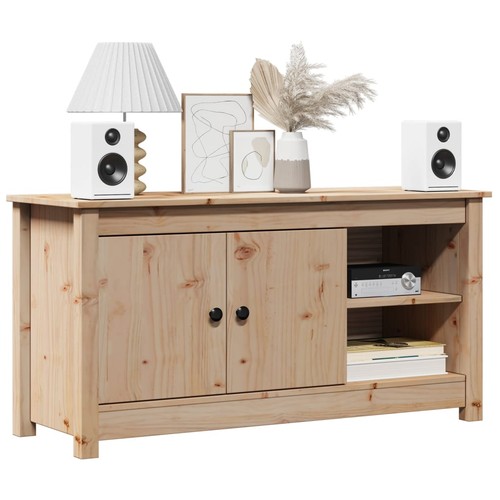 Lowboard aus kiefernholz - kiefernholz, |