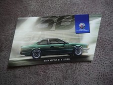 Selten!!! Aufkleber 50 Jahre BMW Alpina B7S Turbo E24 635CSI
