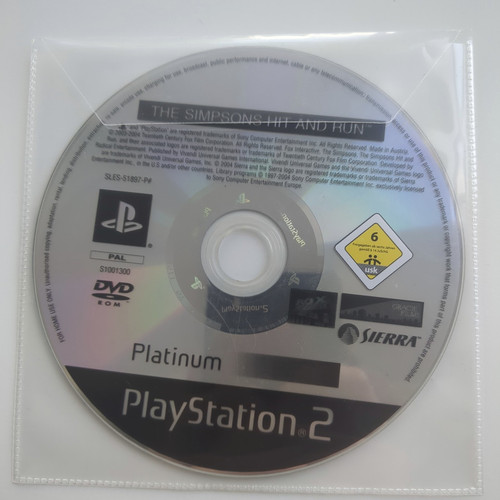 The simpsons hit run ps2 - simpsons,