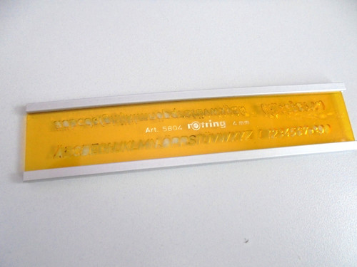 Rotring schriftschablone mit - rotring,