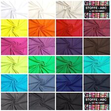 Viskose Jersey Stoffe Uni 180cm Breit Bekleidung Nähen Viskose Elasthan ab 0,5m