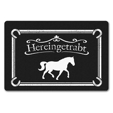 Hereingetrabt Pferde und