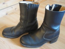 Sancho Damen Biker Boots, Stiefeletten,Leder, schwarz, Gr.38, wenig getragen