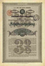 Prag Duxer Eisenbahn 1896 Prag