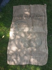 Alter Kaffeesack Jutesack  Sisal Deko Garten Upcycling