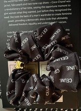 Celine Scrunchie Black 