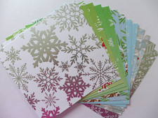 14 x Designpapier Weihnachten/Winter - 15x15cm - Markenqualität - RESTBESTAND