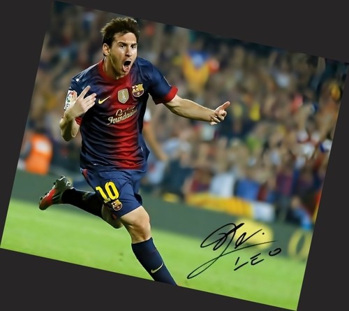Lionel messi autogramm - messi,