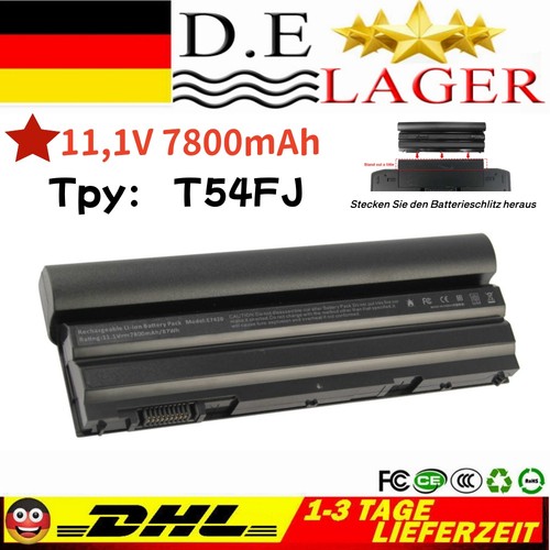 7800mah t54fj akku für dell - 7800mah,
