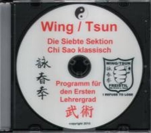 Dvd wing tsun sektion - wing, chum
