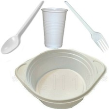 4in1 100x Plastik Trinkbecher