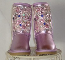 BOOTS Stiefel pink lila