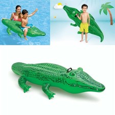 Intex Aufblastier Krokodil - Schwimmtier Reittier Luftmatratze Pool Alligator