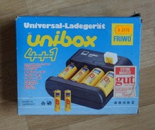 Universal-Ladegerät, Friwo unibox 4+1,  AA-Mignon, C-Baby, D-Mono und E-9V Block