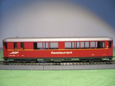 BEMO 3274 113 RhB Speisewagen WR 3813 rot kein Anlageneinsatz OVP