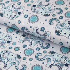 Baumwolljersey "Elefanten