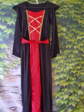 Damen Vampir Kleid – perfekt für Halloween oder Karneval Gr. S