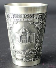 Zinnbecher Fürther Becher von Creation Zinn-Becker Stuttgart, gebraucht