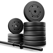 Langhantel Set 46 kg Hantelset