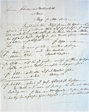 Vorphila Schreiben an Gebrüder von Rothschild Paris 1842 Prag Autriche