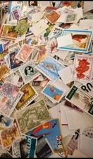 Lot von 1000 Briefmarken ganze