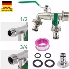 1/2 3/4 Zoll Doppel Wasserhahn