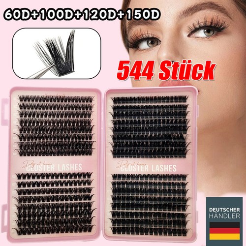 Wimpern cluster 544stk - wimpern,