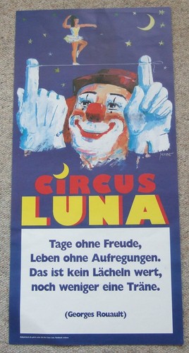 Circus luna plakat - luna,