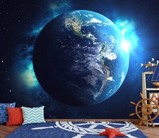 Blau planet erde - blau,