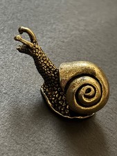 Schnecke aus Messing mit