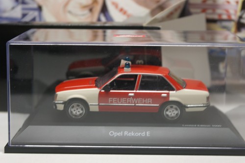 Schuco opel rekorde feuerwehr - schuco,