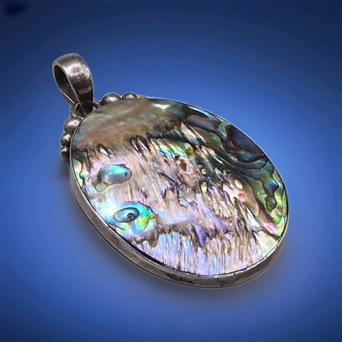 Vintage sterling silber paua - sterling,