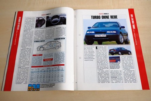 Mot 1992 opel calibra - 16/1992, turbo