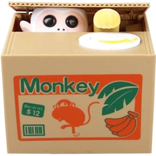Automatische affe münzbox ton - münzbox,