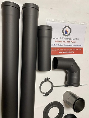 Teiliges rauchrohrset mm - rauchrohrset, 80