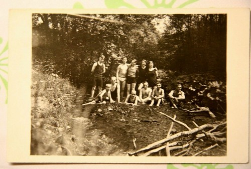 Foto 1932 badende badeanzug - 1932,