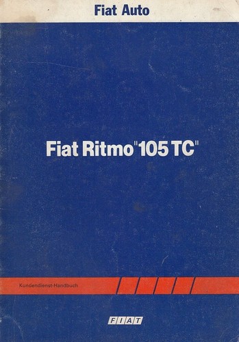 Fiat ritmo 105 - tc,