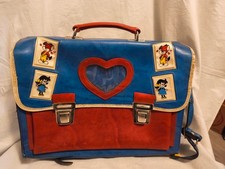 DDR/CSSR Schulranzen RanzenKunstleder 70/80er Jahre Comicfiguren, Dekoration