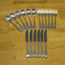 ORIGINAL WMF Menübesteck 18 Teil ATRIUM 90er versilbert Hotelsilber TOP Besteck